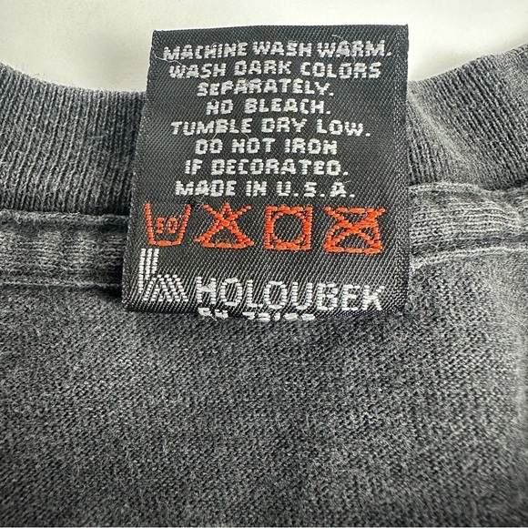 Vintage Harley Davidson Shirt Men's XL Dragon Eagle Double Sided Doc's St. Louis - Picture 9 of 10